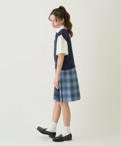 pom ponette junior / ポンポネット ジュニア ミニ・ひざ丈スカート | 【卒服】【家庭洗濯可】24本チェックプリーツスカート | 詳細30