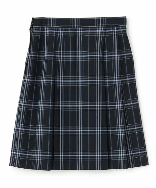 pom ponette junior / ポンポネット ジュニア ミニ・ひざ丈スカート | 【卒服】【家庭洗濯可】サイドプリーツチェックスカート | 詳細1