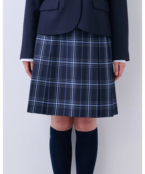 pom ponette junior / ポンポネット ジュニア ミニ・ひざ丈スカート | 【卒服】【家庭洗濯可】サイドプリーツチェックスカート | 詳細12