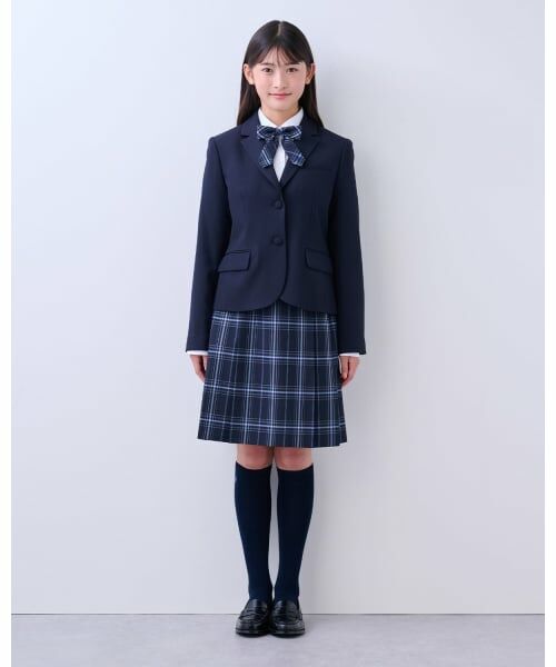 pom ponette junior / ポンポネット ジュニア ミニ・ひざ丈スカート | 【卒服】【家庭洗濯可】サイドプリーツチェックスカート | 詳細13