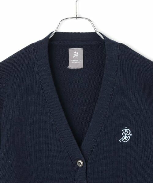 pom ponette junior / ポンポネット ジュニア カーディガン・ボレロ | 【卒服】Vネックラインカーディガン | 詳細2