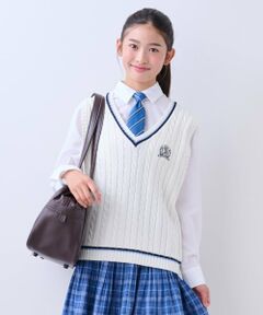 pom ponette junior / ポンポネット ジュニア カーディガン・ボレロ | 【卒服】Vネックラインベスト