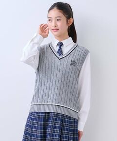 pom ponette junior / ポンポネット ジュニア カーディガン・ボレロ | 【卒服】Vネックラインベスト