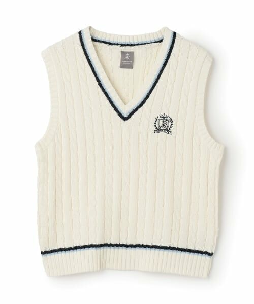 pom ponette junior / ポンポネット ジュニア カーディガン・ボレロ | 【卒服】Vネックラインベスト | 詳細8