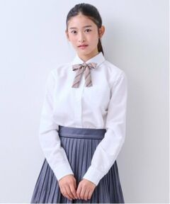 pom ponette junior / ポンポネット ジュニア シャツ・ブラウス | 【卒服】【シワになりにくい】角襟シャツ