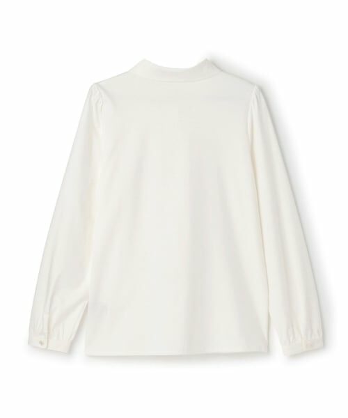pom ponette junior / ポンポネット ジュニア シャツ・ブラウス | 【卒服】【防汚加工】丸襟カットブラウス | 詳細1