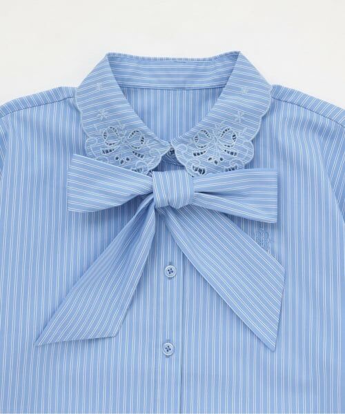 pom ponette junior / ポンポネット ジュニア シャツ・ブラウス | レース衿ボウタイブラウス | 詳細2