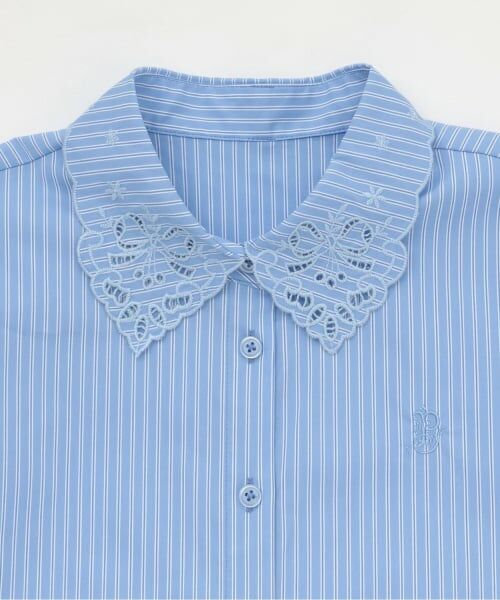 pom ponette junior / ポンポネット ジュニア シャツ・ブラウス | レース衿ボウタイブラウス | 詳細4
