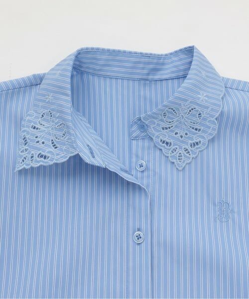 pom ponette junior / ポンポネット ジュニア シャツ・ブラウス | レース衿ボウタイブラウス | 詳細5
