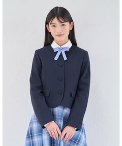 pom ponette junior / ポンポネット ジュニア テーラードジャケット | 【卒服】ウールノーカラージャケット