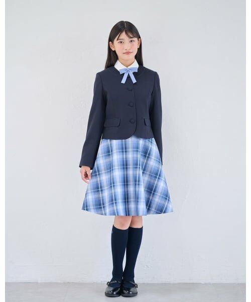 pom ponette junior / ポンポネット ジュニア テーラードジャケット | 【卒服】ウールノーカラージャケット | 詳細12