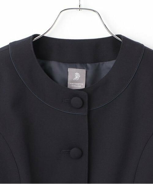 pom ponette junior / ポンポネット ジュニア テーラードジャケット | 【卒服】ウールノーカラージャケット | 詳細2