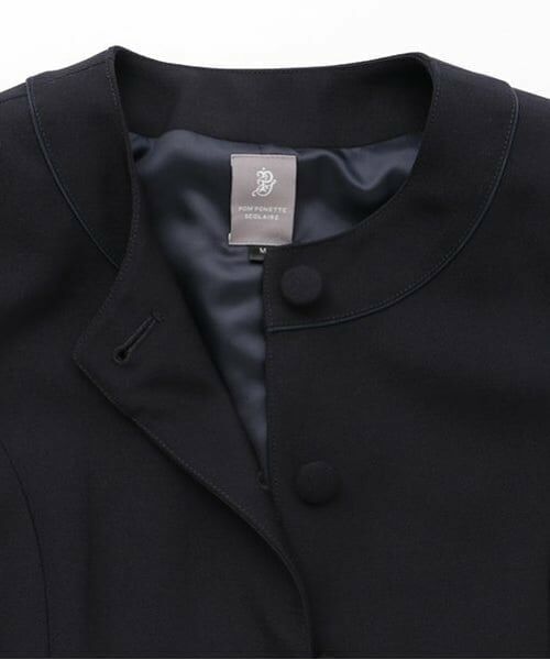 pom ponette junior / ポンポネット ジュニア テーラードジャケット | 【卒服】ウールノーカラージャケット | 詳細3