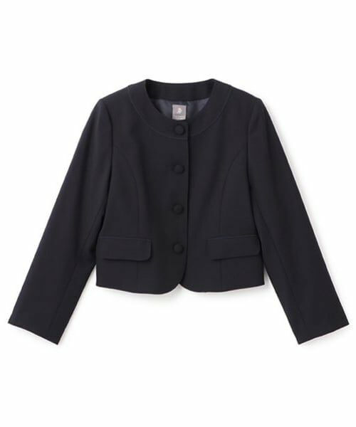 pom ponette junior / ポンポネット ジュニア テーラードジャケット | 【卒服】ウールノーカラージャケット | 詳細9