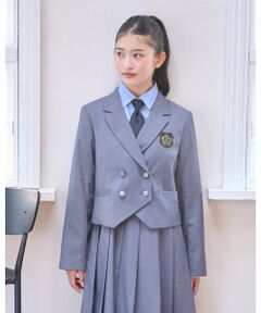 pom ponette junior / ポンポネット ジュニア テーラードジャケット | 【卒服】ショート丈ジャケット