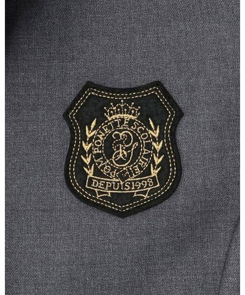 pom ponette junior / ポンポネット ジュニア テーラードジャケット | 【卒服】ショート丈ジャケット | 詳細3