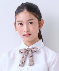 【卒服】ストライプスクールリボン