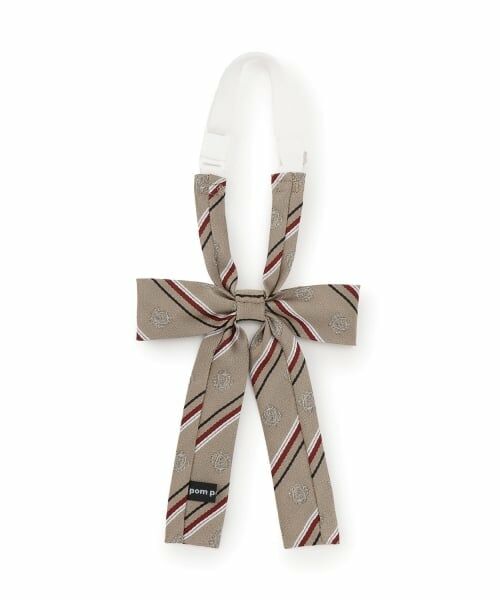 pom ponette junior / ポンポネット ジュニア ネクタイ | 【卒服】ストライプスクールリボン | 詳細1