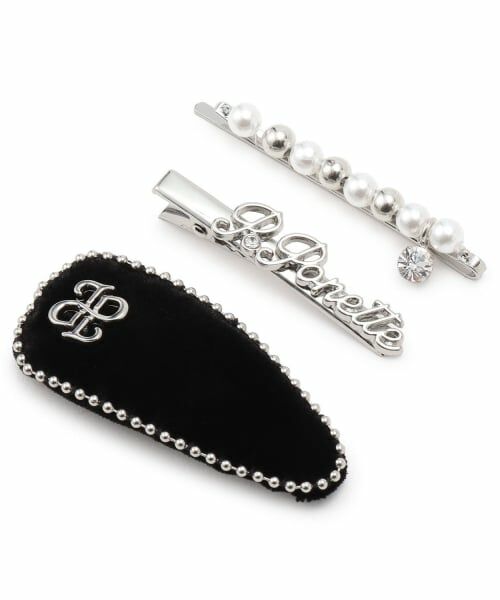 pom ponette junior / ポンポネット ジュニア ヘアピン | アソートヘアピンセット（黒）