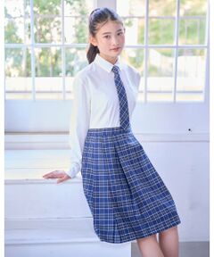 pom ponette junior / ポンポネット ジュニア ドレス | 【卒服】ドッキング長袖ワンピース