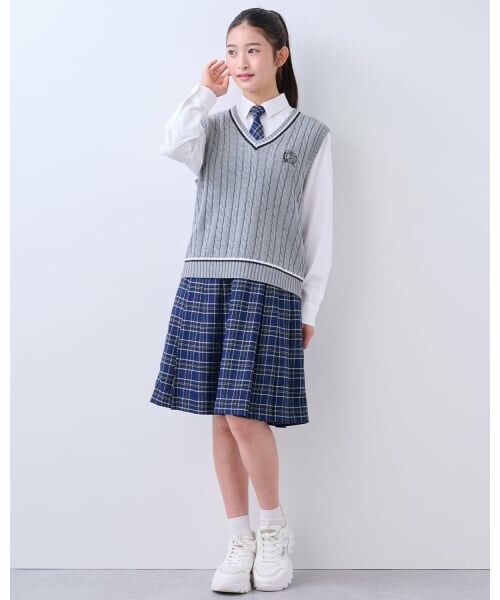 pom ponette junior / ポンポネット ジュニア ドレス | 【卒服】ドッキング長袖ワンピース | 詳細18