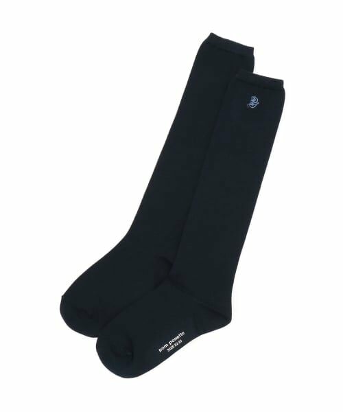 pom ponette junior / ポンポネット ジュニア ソックス | 【卒服】ワンポイント刺しゅうハイソックス | 詳細4