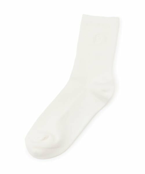 pom ponette junior / ポンポネット ジュニア ソックス | 【卒服】細リブ刺しゅうクルーソックス | 詳細1