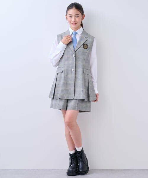 pom ponette junior / ポンポネット ジュニア ソックス | 【卒服】細リブ刺しゅうクルーソックス | 詳細5