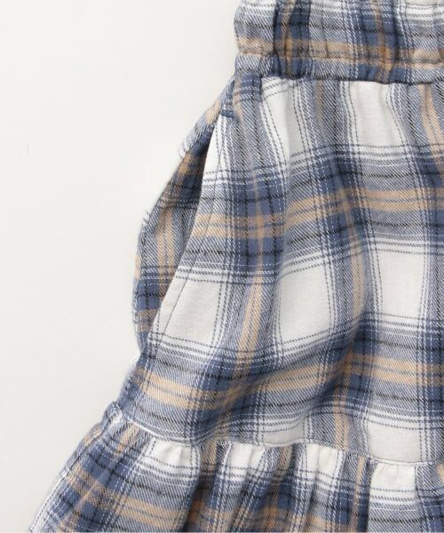pom ponette junior / ポンポネット ジュニア ミニ・ひざ丈スカート | チェックティアードスカート×インナーパンツ | 詳細6
