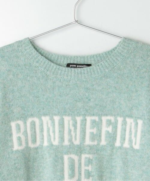 pom ponette junior / ポンポネット ジュニア ニット・セーター | ロゴジャカードニットプルオーバー | 詳細2