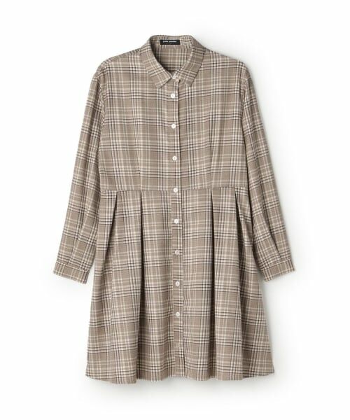 pom ponette junior / ポンポネット ジュニア ミニ丈・ひざ丈ワンピース | ニットベスト＋シャツワンピース | 詳細4