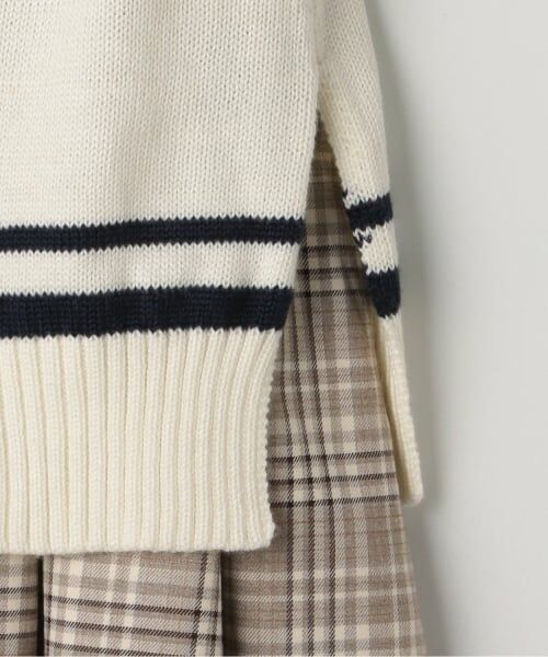 pom ponette junior / ポンポネット ジュニア ミニ丈・ひざ丈ワンピース | ニットベスト＋シャツワンピース | 詳細8