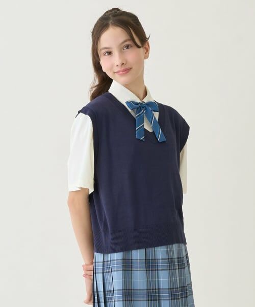 pom ponette junior / ポンポネット ジュニア シャツ・ブラウス | 【UVカット】角衿半袖カットソーシャツ | 詳細10