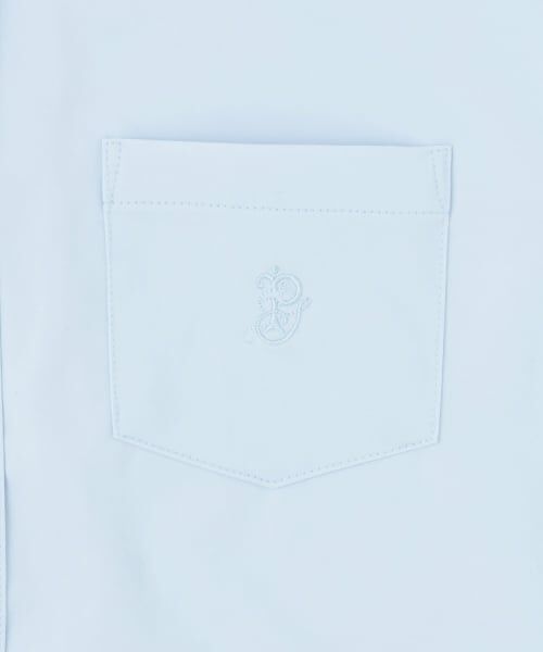 pom ponette junior / ポンポネット ジュニア シャツ・ブラウス | 【UVカット】角衿半袖カットソーシャツ | 詳細3