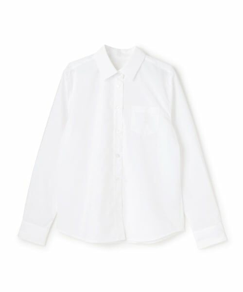 pom ponette junior / ポンポネット ジュニア シャツ・ブラウス | 【卒服】【シワになりにくい】角襟ブラウス（白）