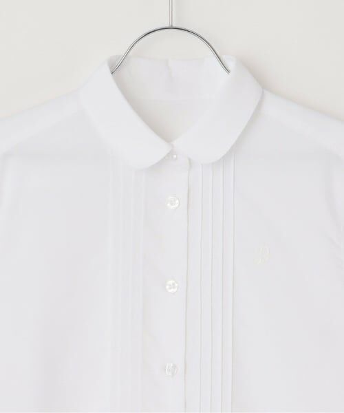 pom ponette junior / ポンポネット ジュニア シャツ・ブラウス | 【卒服】【シワになりにくい】丸衿長袖シャツ | 詳細2