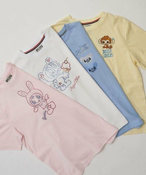 pom ponette junior / ポンポネット ジュニア Tシャツ | ナカムラくんキラキラストーンTシャツ | 詳細17