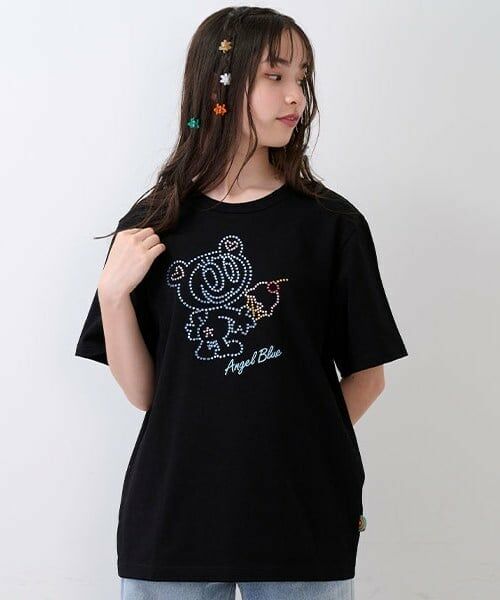 pom ponette junior / ポンポネット ジュニア Tシャツ | ナカムラくんキラキラストーンTシャツ | 詳細2