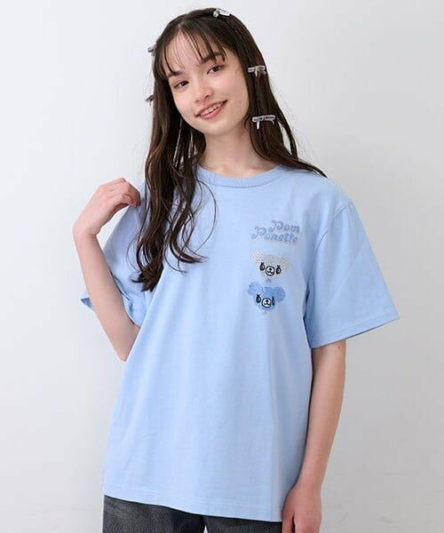 pom ponette junior / ポンポネット ジュニア Tシャツ | ミントくんキラキラストーンTシャツ | 詳細2