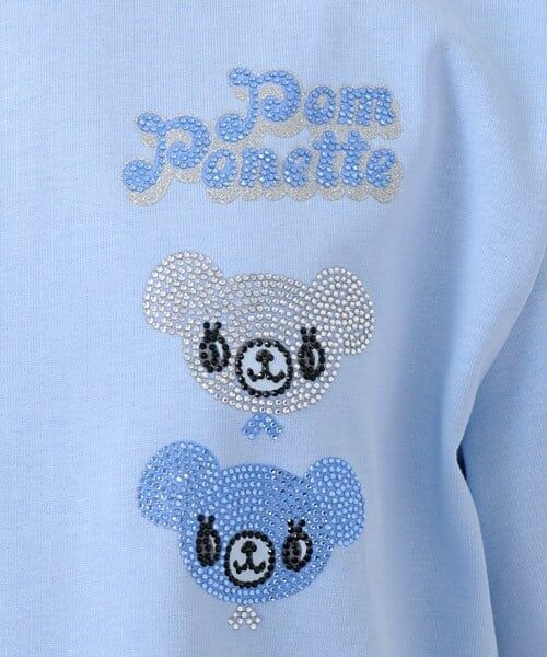 pom ponette junior / ポンポネット ジュニア Tシャツ | ミントくんキラキラストーンTシャツ | 詳細9