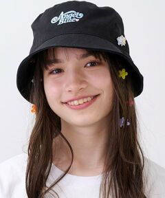 pom ponette junior / ポンポネット ジュニア ハット | ナカムラくんバケットハット(ピンバッジ付き）