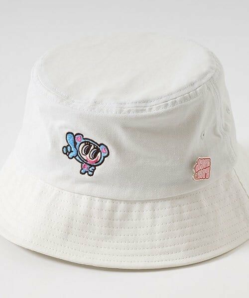 pom ponette junior / ポンポネット ジュニア ハット | ナカムラくんバケットハット(ピンバッジ付き） | 詳細5