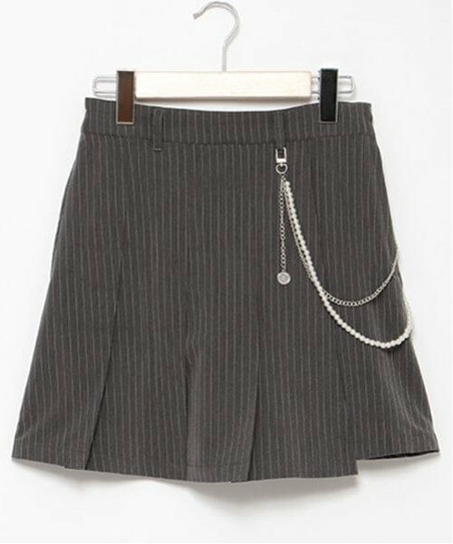 pom ponette junior / ポンポネット ジュニア ショート・ハーフ・半端丈パンツ | チェーン付きプリーツラップキュロット | 詳細23