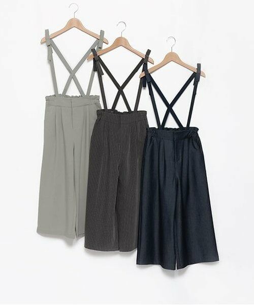 pom ponette junior / ポンポネット ジュニア サロペット・オールインワン | サス付きワイドパンツ | 詳細13