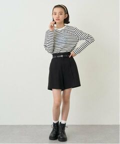 pom ponette junior / ポンポネット ジュニア ショート・ハーフ・半端丈パンツ | ベルトつきカットショーパン