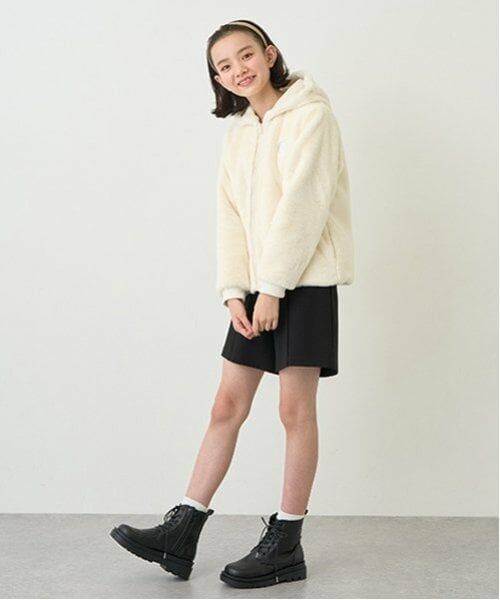 pom ponette junior / ポンポネット ジュニア ショート・ハーフ・半端丈パンツ | ベルトつきカットショーパン | 詳細4