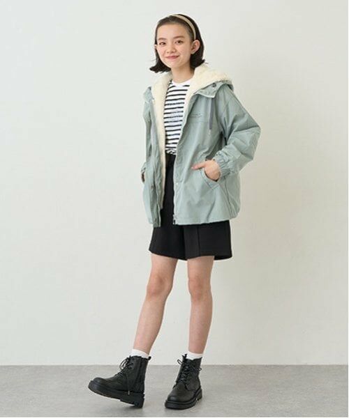 pom ponette junior / ポンポネット ジュニア ショート・ハーフ・半端丈パンツ | ベルトつきカットショーパン | 詳細5