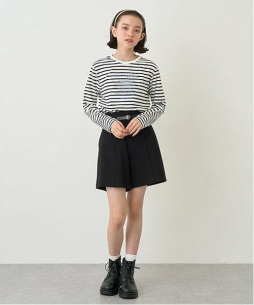 pom ponette junior / ポンポネット ジュニア ショート・ハーフ・半端丈パンツ | ベルトつきカットショーパン | 詳細6