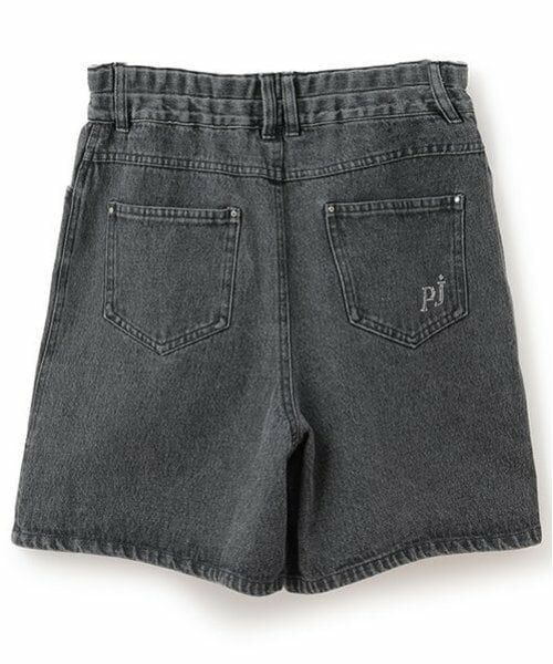 pom ponette junior / ポンポネット ジュニア ショート・ハーフ・半端丈パンツ | ラインストーンデニムショーパン | 詳細1
