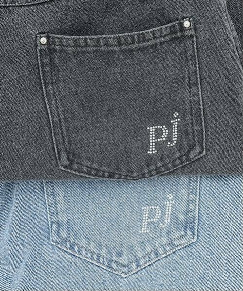 pom ponette junior / ポンポネット ジュニア ショート・ハーフ・半端丈パンツ | ラインストーンデニムショーパン | 詳細6